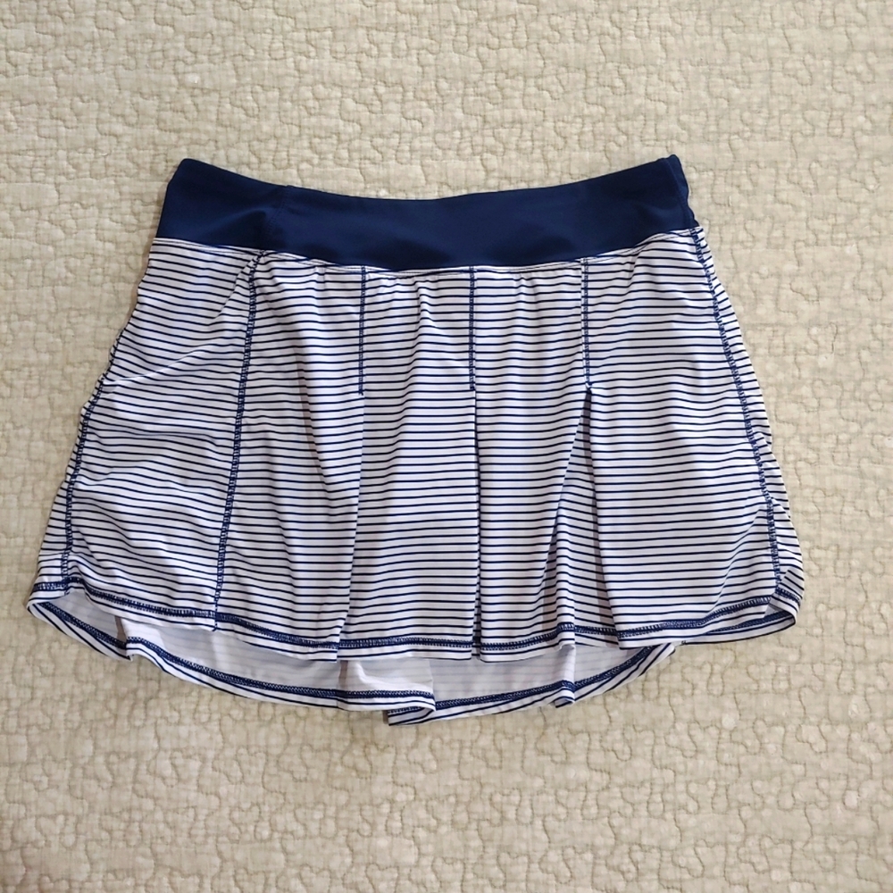 Kyodan Athletic Skort, Women's Size L, Navy Blue/White